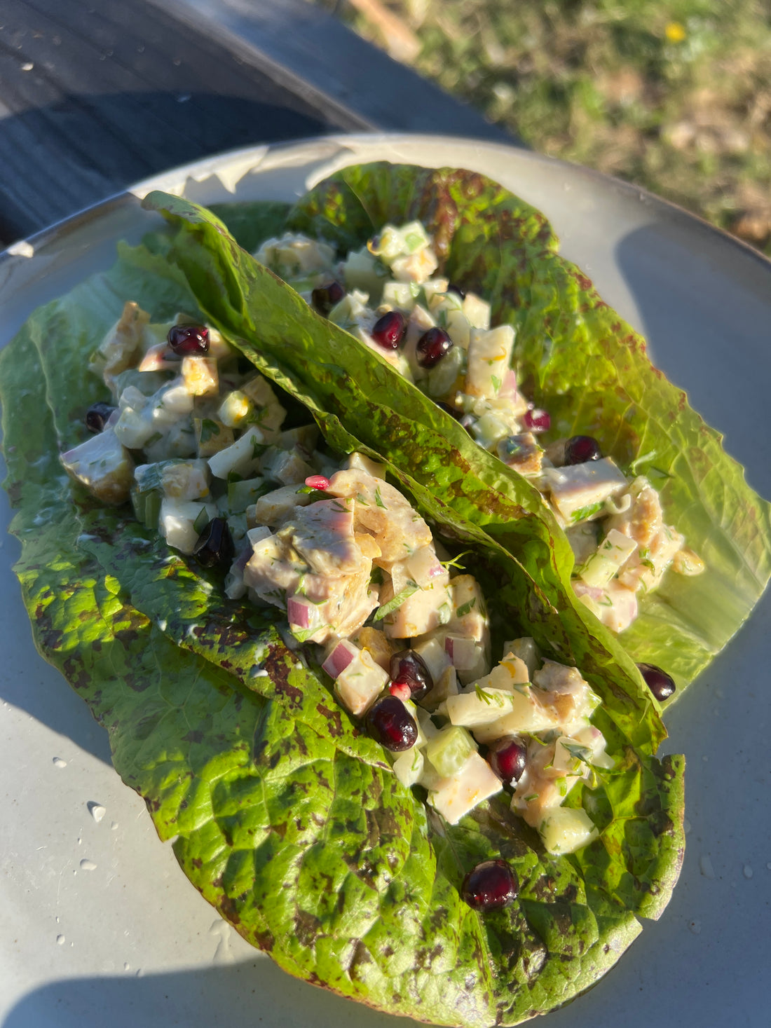 Curried Chicken Sunchoke Apple Salad